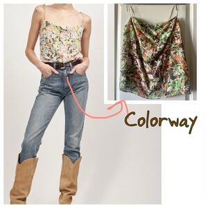 Equipment ANISA SILK SLEEVELESS TOP